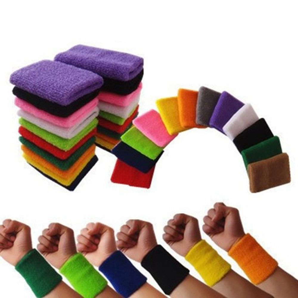 Sweat Band Wrist - 1/2Pcs Unisex Wristbands 스포츠 Sweatband 테니스