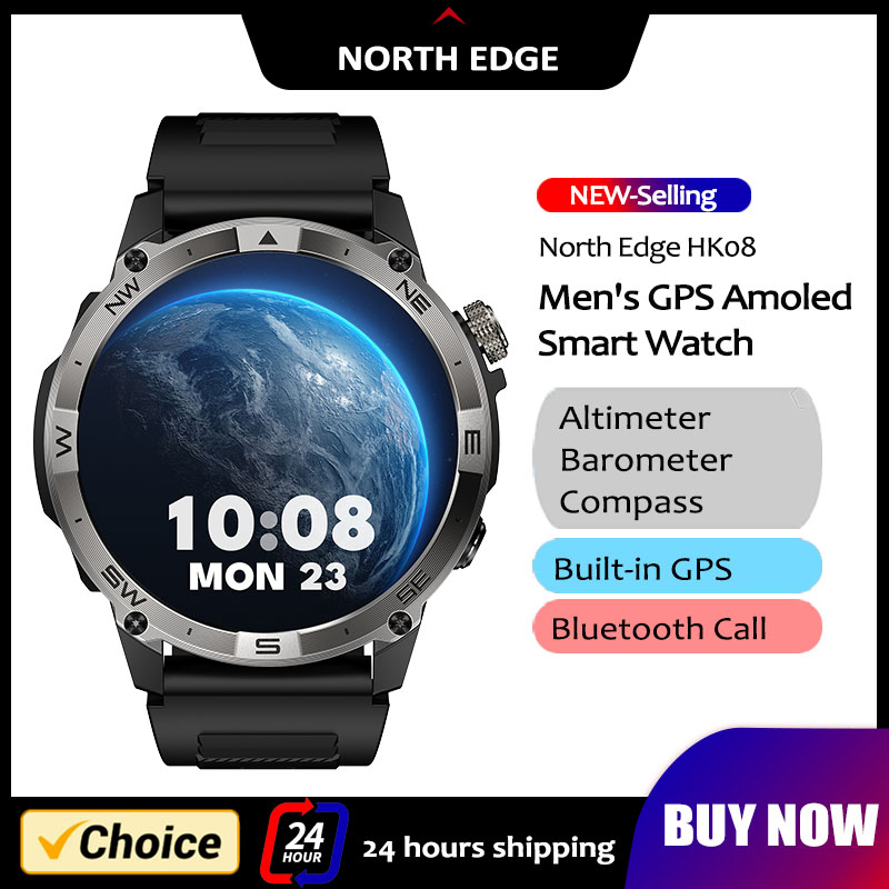 Gps Running Watch - NORTH EDGE 남성용 GPS 스포츠 스마트