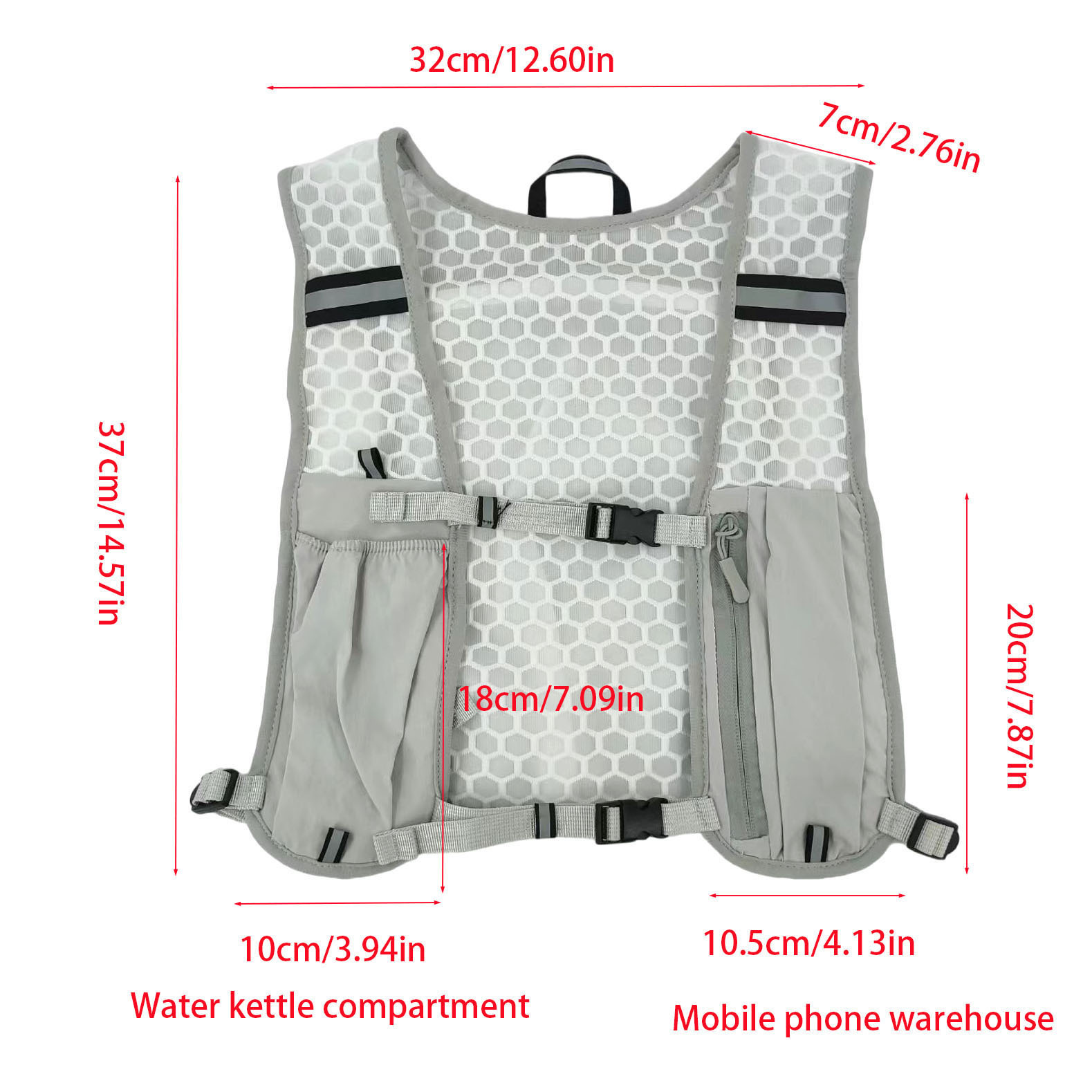 경량 러닝 조끼 (자전거 및 스포츠용) 반사 기능 수분 - Running Gear Storage 리뷰 및 가격