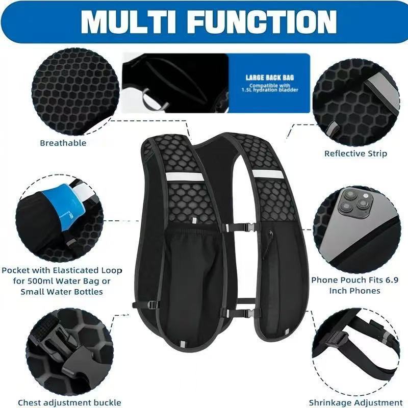 경량 러닝 조끼 (자전거 및 스포츠용) 반사 기능 수분 - Running Gear Storage 리뷰 및 가격