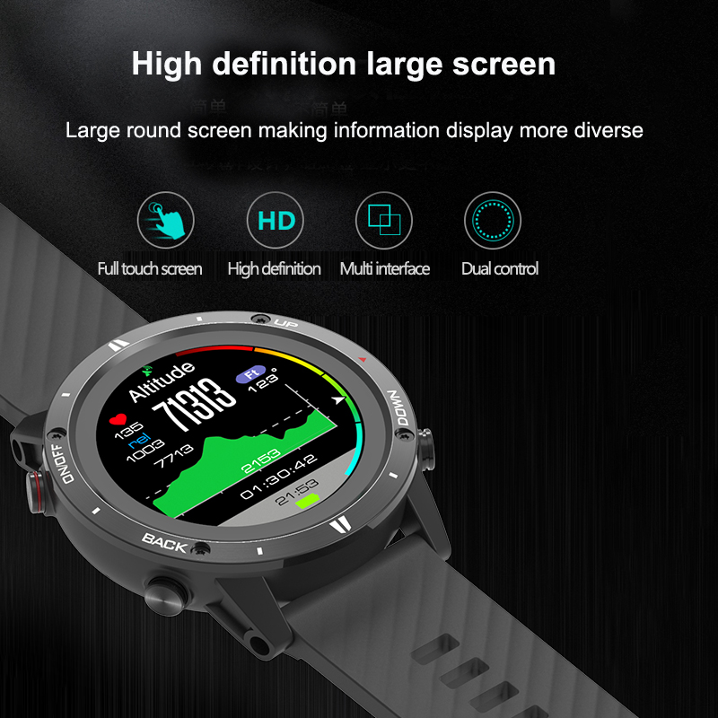 GPS 스포츠 시계 트래커 터치 스크린 블루투스 야외  - Gps Running Watch 리뷰 및 가격
