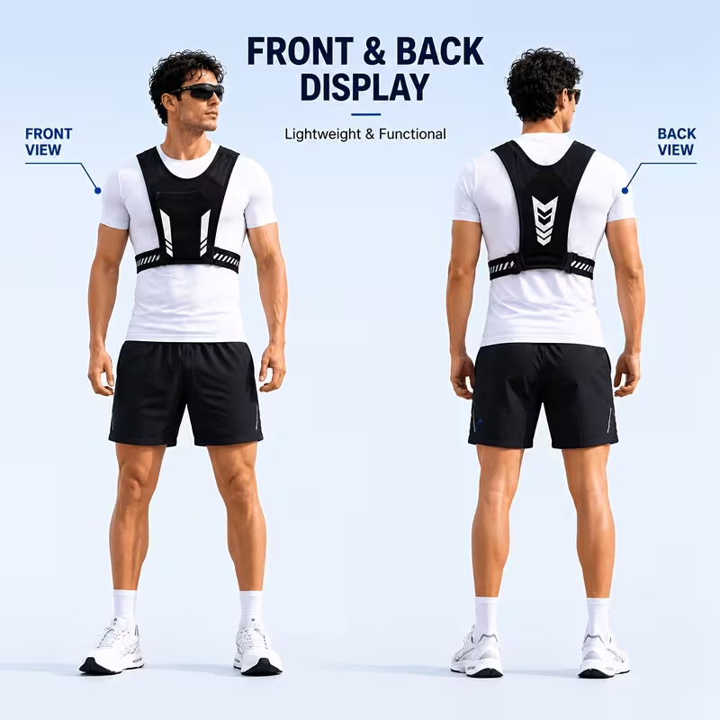 CZHIYAO 경량 러닝 조끼, 반사 스트립과 휴대폰  - Running Gear Storage 리뷰 및 가격