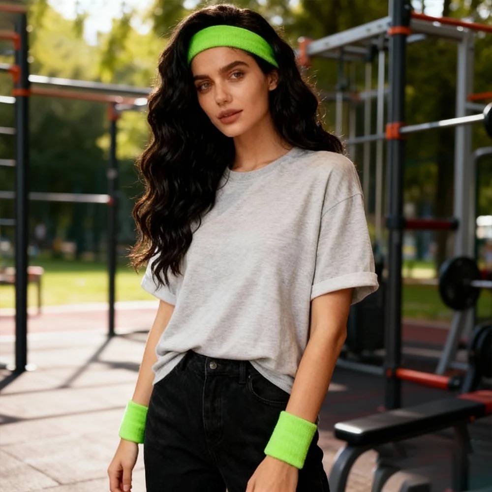 다양한 색상의 테리 손목 땀 흡수 밴드 – 스포츠 및  - Sweat Band Wrist 리뷰 및 가격