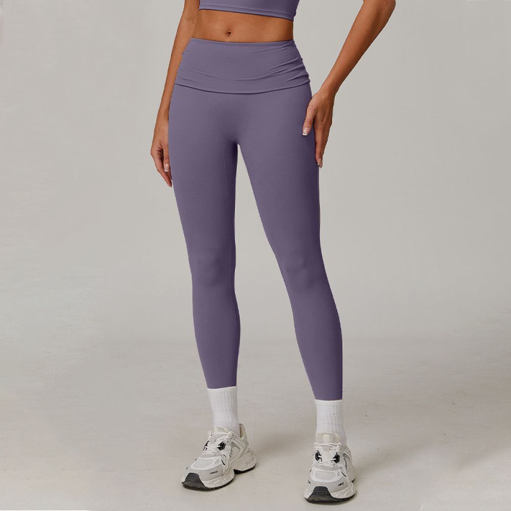 여성용 운동용 요가 팬츠, 허리 접이식 레깅스, 힙업  - Running Gear Gym 리뷰 및 가격